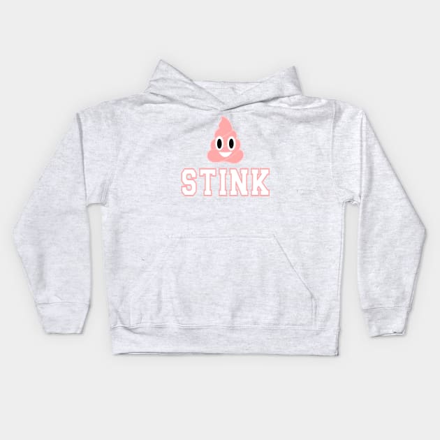 Cute Stink Poop Kids Hoodie by MMROB